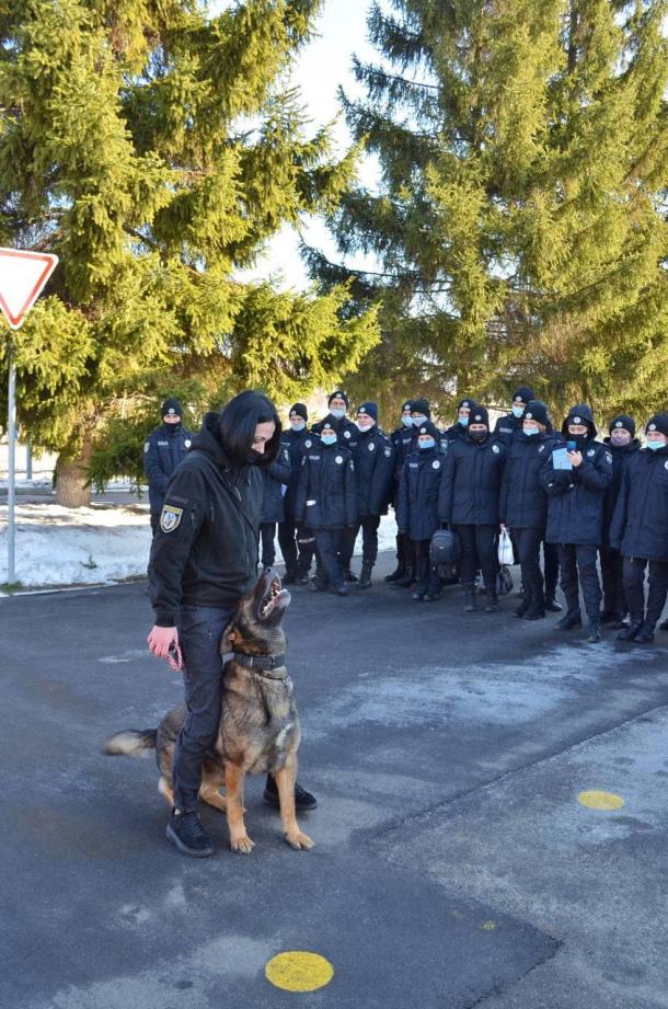 Практичні заняття з кінологами в ННІ № 1 НАВС