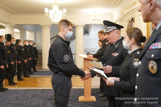 Урочисті заходи з нагоди випуску слухачів КЦППП «Академія поліції» ННІ № 1 НАВС