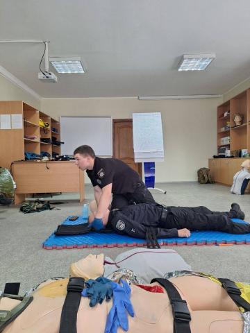 Курсанти НАВС відпрацювали навички домедичної допомоги за алгоритмом MARC