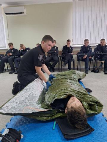 Курсанти НАВС відпрацювали навички домедичної допомоги за алгоритмом MARC