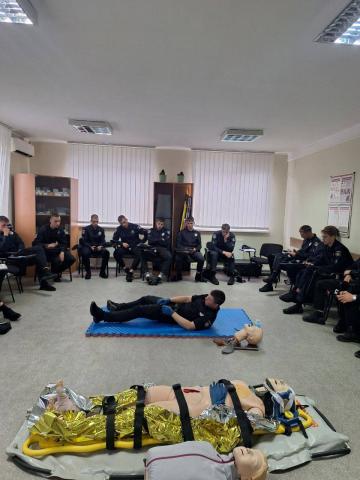 Курсанти НАВС відпрацювали навички домедичної допомоги за алгоритмом MARC